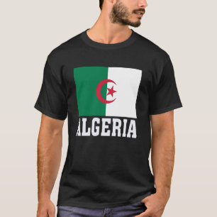 Algerije Vlag Patriottisch Nationaal Roots Souveni T-shirt