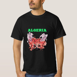 Algerije Voetbal Fan DZ Fennec Vos T-Shirt
