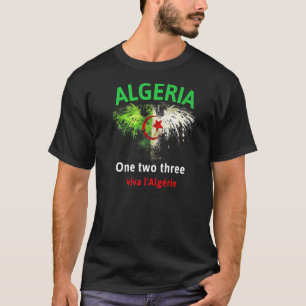 Algerije Voetbal Vlag Algerijns Football T-shirt