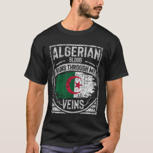 Algerijns bloed loopt door mijn vinnen t-shirt