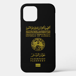 Algerijns paspoort iPhone 12 pro hoesje