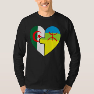 Algerijnse Amazigh wortels bijpassende vlag trots  T-shirt