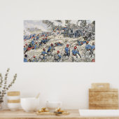 Algerijnse opstand van het Franse leger Poster (Keuken)