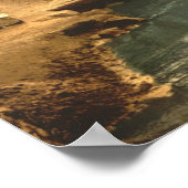 Algerijnse straatscène uit het oude Biskra Poster (Hoek)