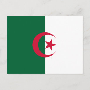 Algerijnse vlag briefkaart