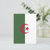 Algerijnse vlag briefkaart (Staand voorkant)