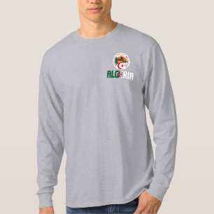 Algerijnse vlag en wapenschild t-shirt