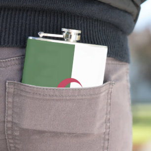 Algerijnse vlag heupfles