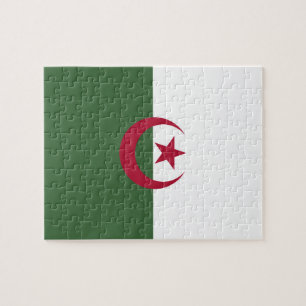 Algerijnse vlag legpuzzel