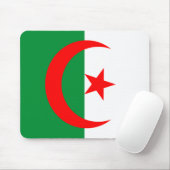algerijnse vlag mousepad muismat (Met muis)