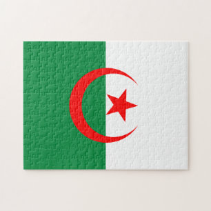 Algerijnse vlag Puzzle Legpuzzel