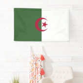 Algerijnse vlag spandoek (Insitu)