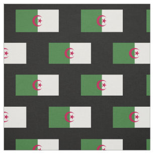 Algerijnse vlag stof