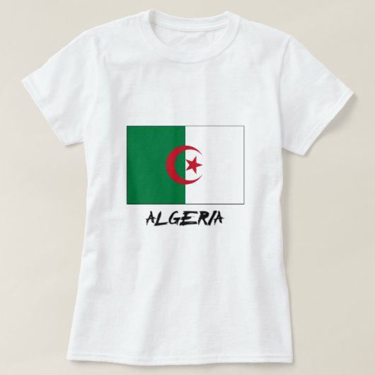 Algerijnse vlag t-shirt (Design voorkant)