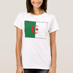 Algerijnse vlag x kaart T-Shirt
