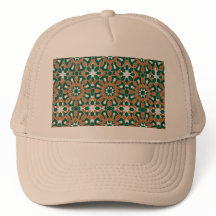 Algerijnse Zellige groene terracotta cap