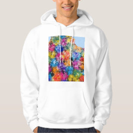 Algiers Algeria City Map Hoodie