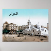Algiers in de 19e eeuw poster (Voorkant)
