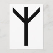 ALGIZ RUNE BRIEFKAART (Voorkant)