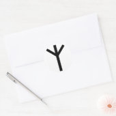 ALGIZ RUNE RONDE STICKER (Envelop)
