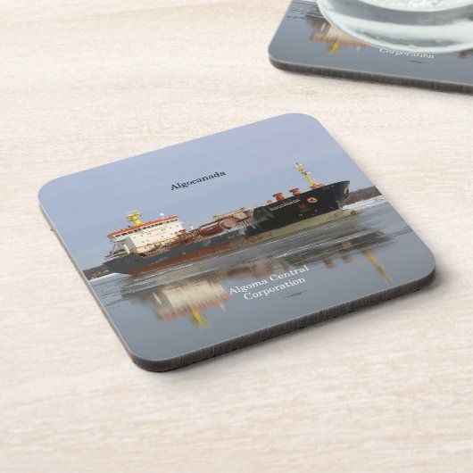 Algocanada set met 6 harde onderzetters (Linkerzijde)