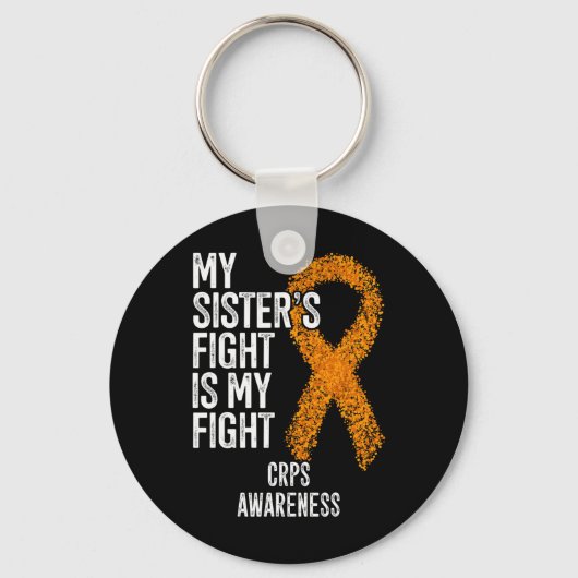 Algodystrofie Mijn zusters gevecht is mijn gevecht Sleutelhanger (Voorkant)