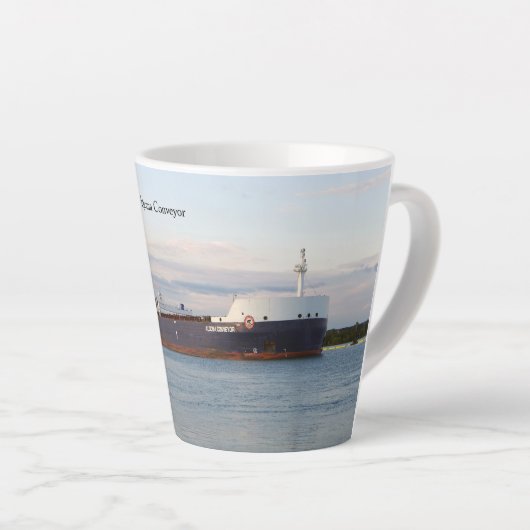 Algoma Conveyor latte mug (Angle droit)