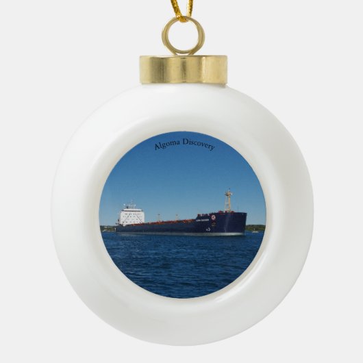 Algoma Discovery ball of sneeuwflake ornament (Voorkant)