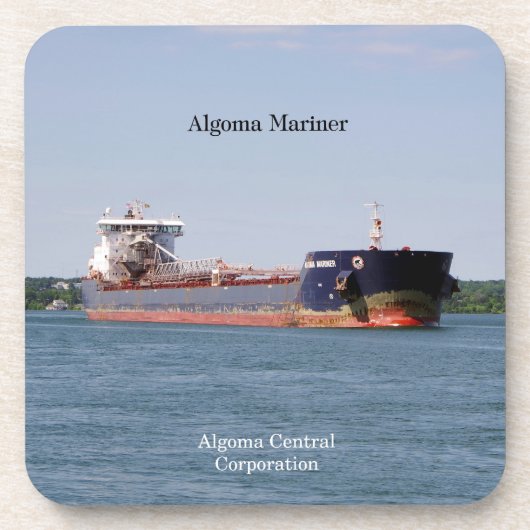 Algoma Mariner set van 6 plastic onderzetters (Voorkant)