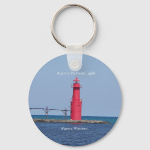 Algoma Pierhead Light-keten Sleutelhanger