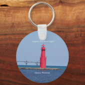 Algoma Pierhead Light-keten Sleutelhanger (Voorkant)
