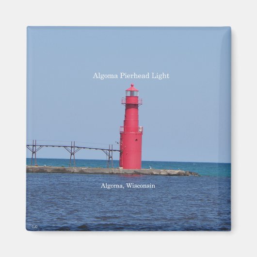 Algoma Pierhead Light magnet Magneet (Voorkant)