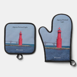 Algoma Pierhead Light Ovenwant & Pannenlap Set