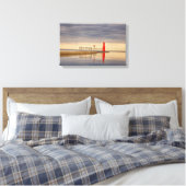 Algoma Wisconsin Lighthouse Canvas Afdruk (Insitu (Slaapkamer))