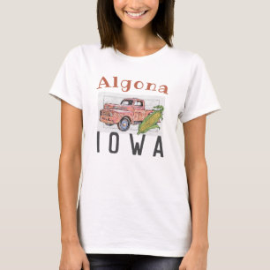 Algona Iowa, vrachtwagen T-shirt