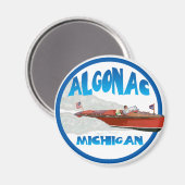Algonac Michigan Magneet (Voorkant / Achterkant)