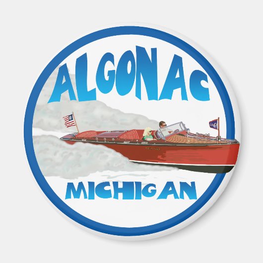 Algonac Michigan Magneet (Voorkant)