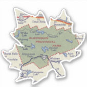 Algonoquin Provincial Park  Sticker (Voorkant)