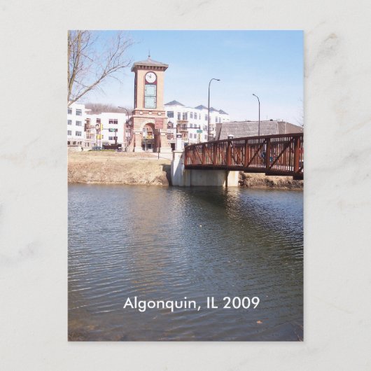 Algonquin Illinois Briefkaart (Voorkant)