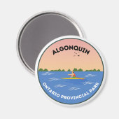 Algonquin Magnet du parc provincial de l'Ontario (Recto/Verso)