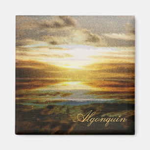 Algonquin park sunset magnet magneet