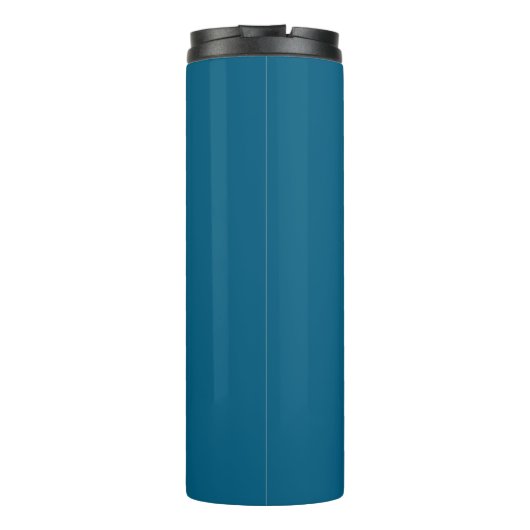 Algonquin Peak Retro Turquoise Thermosbeker (Achterkant)