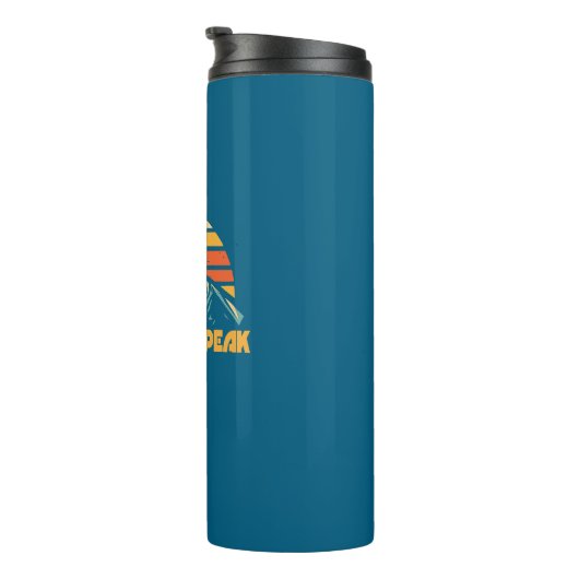 Algonquin Peak Retro Turquoise Thermosbeker (Geroteerd rechts)