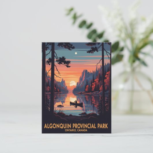 Algonquin Provincial Park Canada Briefkaart (Staand voorkant)