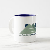 Algonquin Provincial Park Mountain Sun Tweekleurige Koffiemok (Voorkant links)