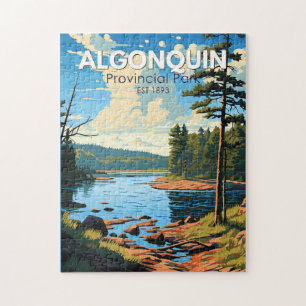 Algonquin Provincial Park Reizen Kunst Vintage Legpuzzel