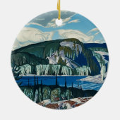 Algonquin Provincial Park Schilderij door AJ Casso Keramisch Ornament (Achterkant)
