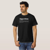 Algorithm - Grappig Relatable Dictionary Definitio T-shirt (Voorkant volledig)