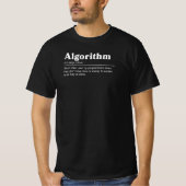 Algorithm - Grappig Relatable Dictionary Definitio T-shirt (Voorkant)