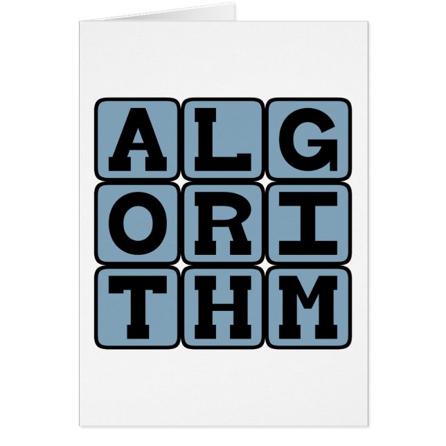 Algorithme, Procédure de calculs (Devant)